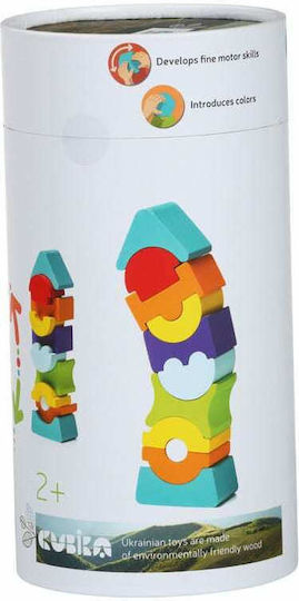 Cubika Παιχνίδι Στοίβαξης Flexible Tower LD-9 από Ξύλο για 24+ Μηνών