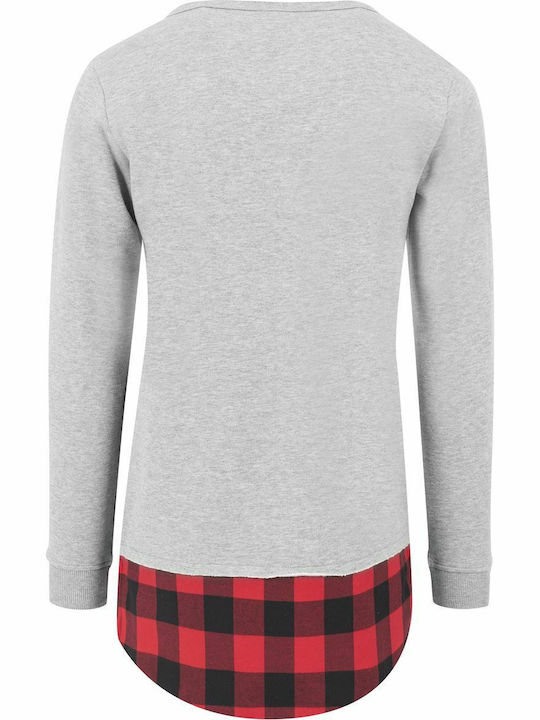 Μπλούζα Μακρυμάνικη Grey / Black / Red