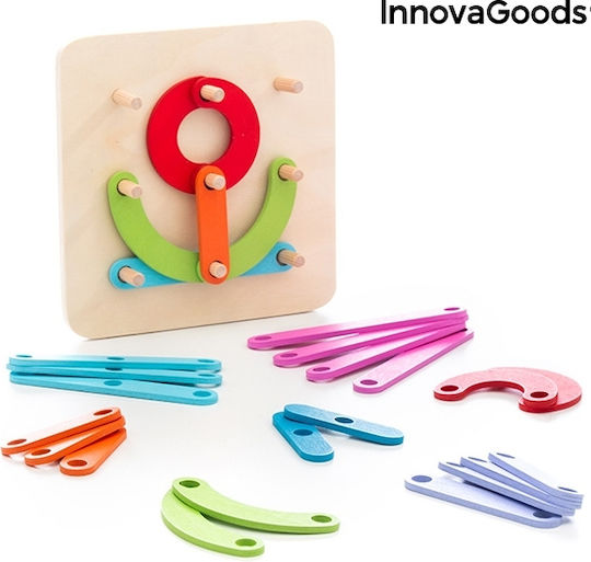 InnovaGoods Βρεφικό Παιχνίδι Παιχνίδι Εκμάθησης Αριθμών και Γραμμάτων Koogame από Ξύλο για 36+ Μηνών