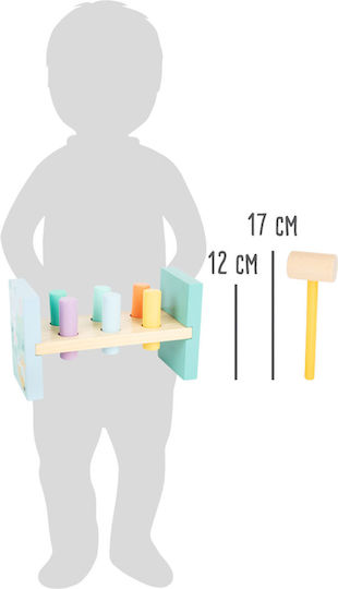 Small Foot Spiel mit Hammer Werkbank aus Holz für 18++ Monate