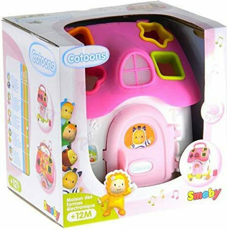 Smoby Βρεφικό Παιχνίδι Cotoons Σπιτάκι Shape Shorter για 6+ Μηνών