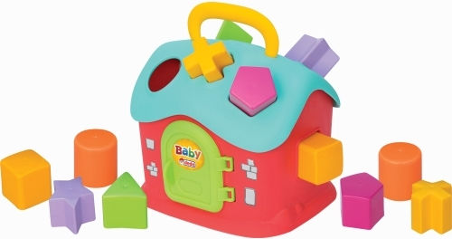 Dede Παιχνίδι Ταξινόμησης Σχημάτων Shape Sorter House για 12+ Μηνών