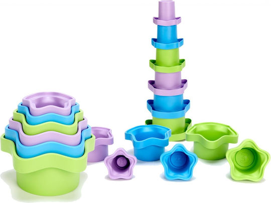 Green Toys Παιχνίδι Στοίβαξης Stacking Cups για 6+ Μηνών