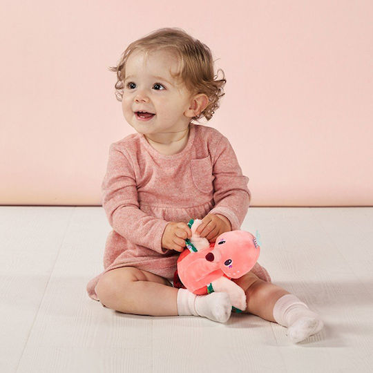 Lilliputiens Animal Anaïs Cuddly Flamingo made of Fabric for 0++ Months