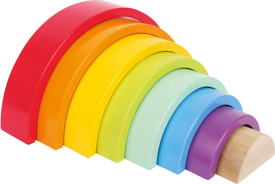 Small Foot Stacking Toy Rainbow made of Wood for 12++ Months