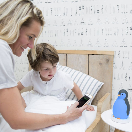 Zazu Sleep Toy Pam The Penguin with Lights for 0++ Months