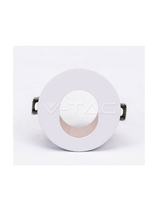 V-TAC Round Metallic Recessed Spot with Socket GU10 Rose Gold 7.5x7.5cm. 1pcs