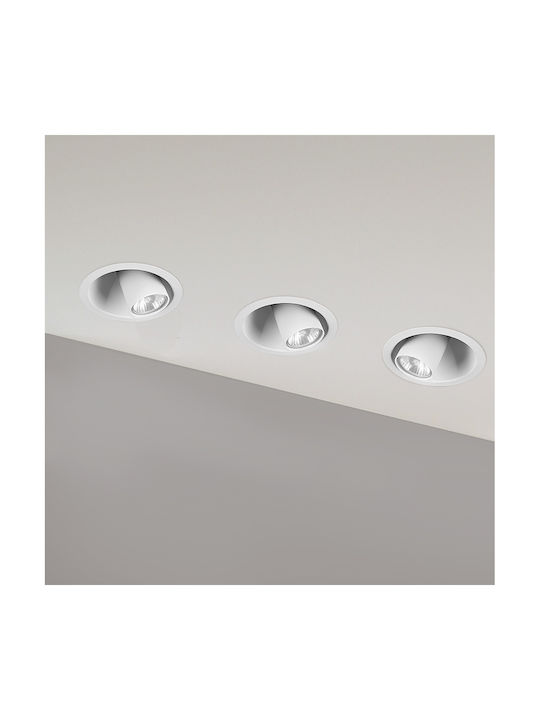 Nowodvorski Dot Round Metallic Recessed Spot with Socket GU10 Black 13.7x13.7cm. 1pcs