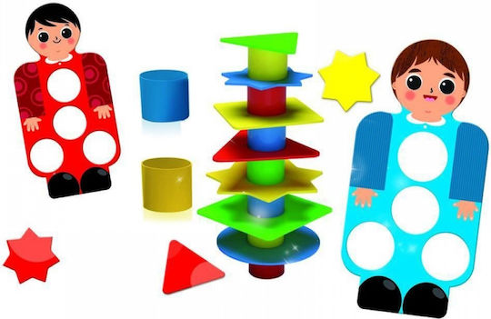 Real Fun Toys Stacking Toy Shape Tower for 12++ Months