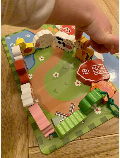 Jumini Baby Toy Farm Game made of Wood for 12++ Months