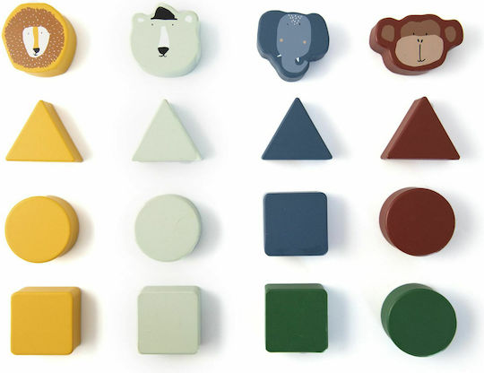 Trixie Jucărie de Sortare a Formelor Shape Sorter din Lemn pentru 12++ Luni