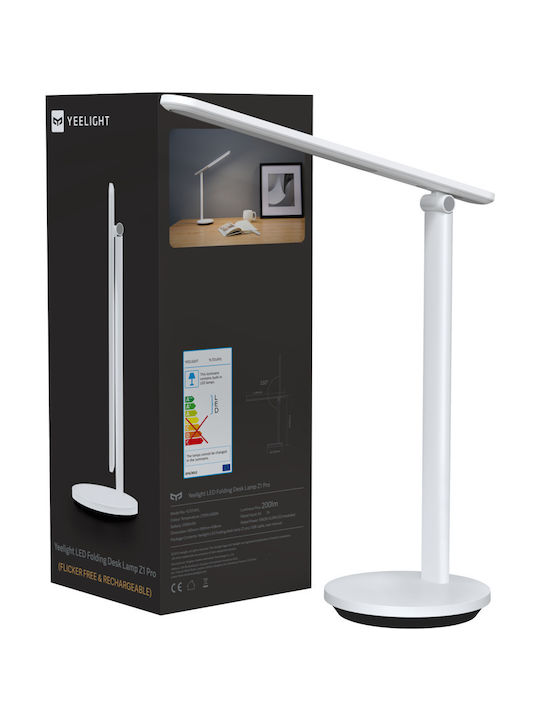 Yeelight Z1 Pro Rechargeable LED Office Lamp Foldable in White Color