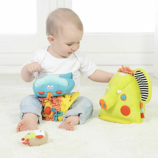 Dolce Tierchen Bildungs-Safari aus Stoff mit Sounds für 0++ Monate