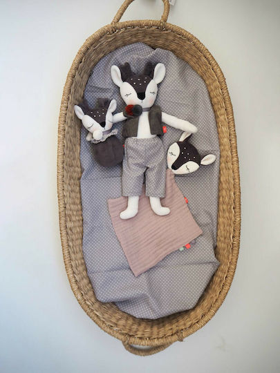 Kikadu Πανάκι Μωρού Towel Doll Fawn Girl Ροζ