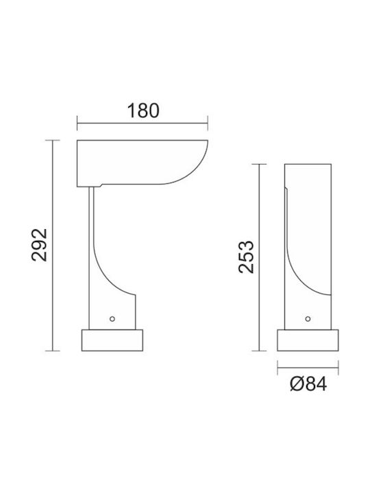 Spot Light LED Office Lamp in White Color