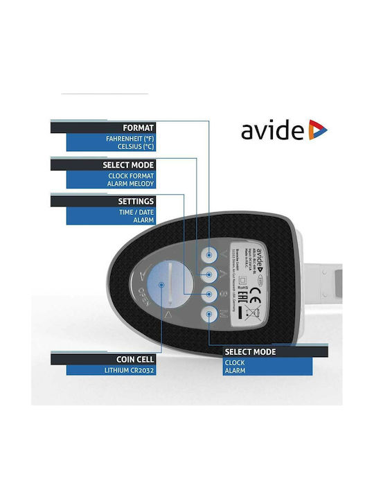 Avide ABLDL-BLC-6W-BR LED Office Lamp with Flexible Arm in Brown Color
