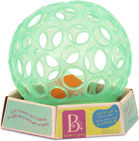 B.Toys Ball Phosphorescent Silicone Ball for 0++ Months