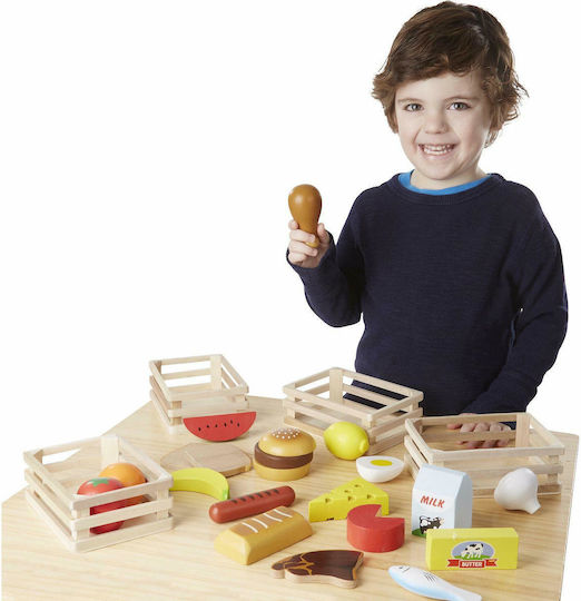 Melissa & Doug Kochspielzeug / Küchenutensilien Lebensmittelgruppen aus Holz