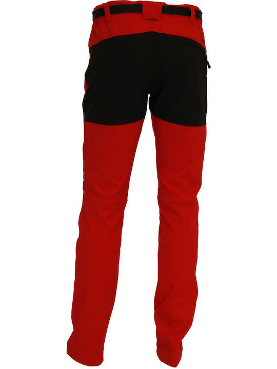 Apu Makalu Shoftsell Men's Hiking Long Trousers Red