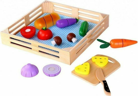 Hape Chef's Wooden Cooking Ingredients for Ages 3+ 10 cm 10 pcs