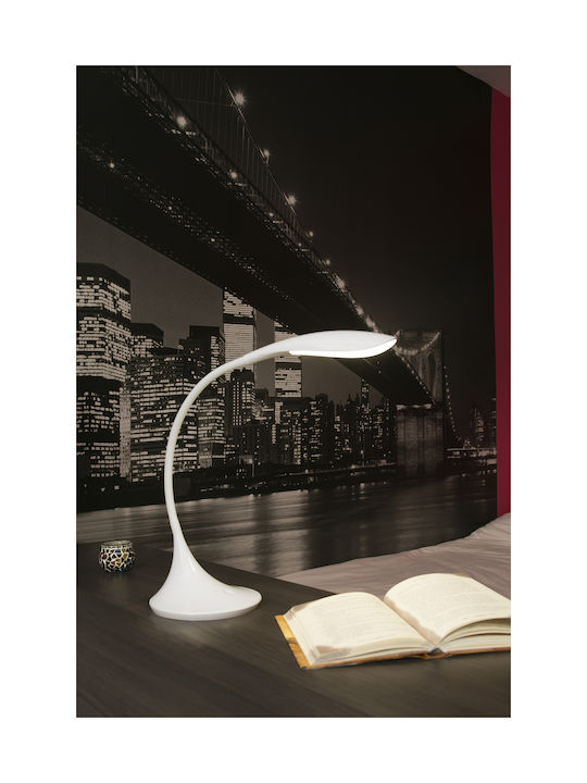 Faro Barcelona Otto LED Office Lamp with Flexible Arm in White Color