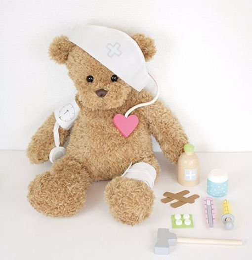 Jabadabado Kids Wooden Medical Set for 3+ Years