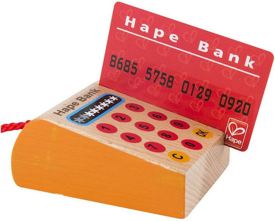 Hape Wooden Toy Cash Register for 3+ Years 15 cm 37 pcs