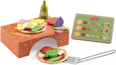 Djeco Kids Shop Πιτσαρία made of Wood for 3+ Years Old 06538