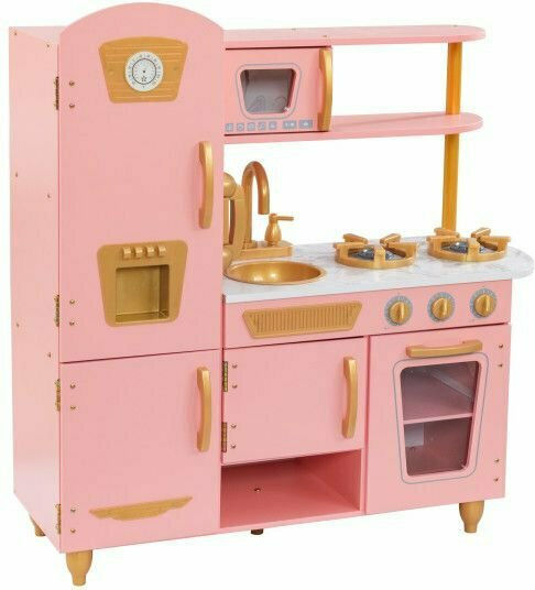 Kidkraft Pink Vintage Wooden Kitchen for 3+ Years 89 cm