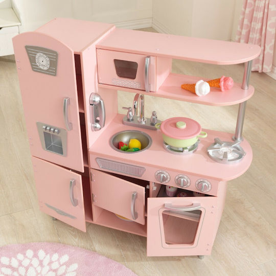 Kidkraft Pink Vintage Wooden Kitchen for 3+ Years 89 cm