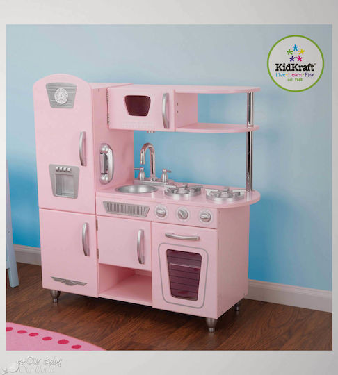 Kidkraft Pink Vintage Wooden Kitchen for 3+ Years 89 cm