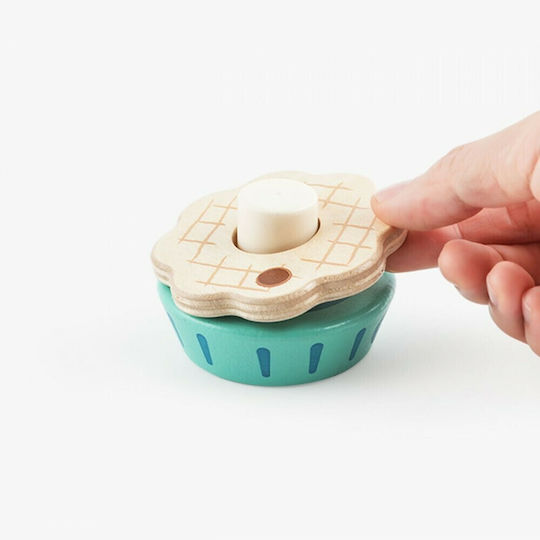 Top Bright Cutie Tort Fructe Din Lemn Pentru 3+ Ani 36 Bucăți