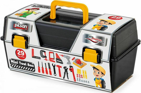 Pilsan Children's Tool Children's Toolbox for 3+ Years 34pcs