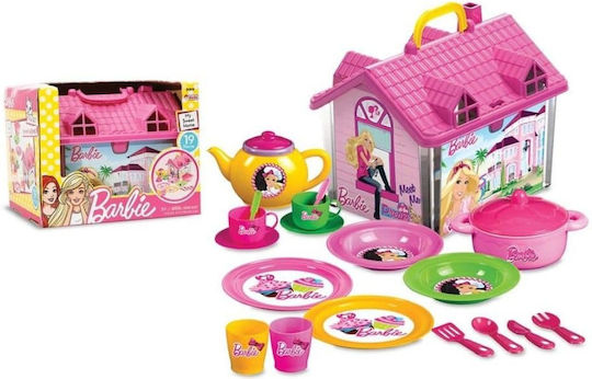 Dede Barbie Tea Set in Barbie Dollhouse for 3+ Years 16pcs
