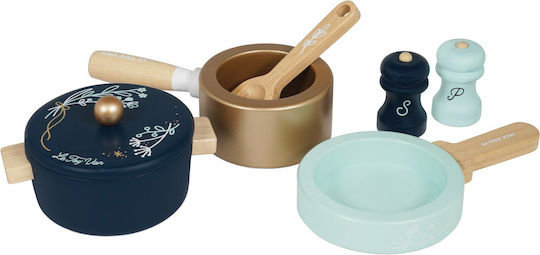 Le Toy Van Pots & Pans από Ξύλο για 3+ Ετών 6τμχ