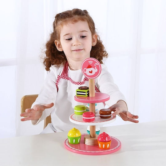 Tooky Toys Wooden Sweet Stand For 3+ Years 9pcs