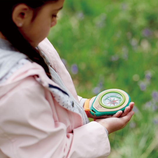 Hape Дървена Пирографирана Компас За 4+ Години