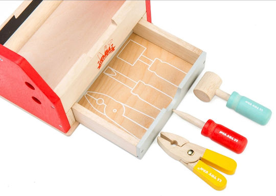 Le Toy Van Βαλιτσάκι Εργαλείων και Εργαλειοθήκη από Ξύλο για 3+ Ετών 11τμχ