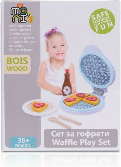 Cangaroo Wooden Waffle Set for 3+ Years 4pcs