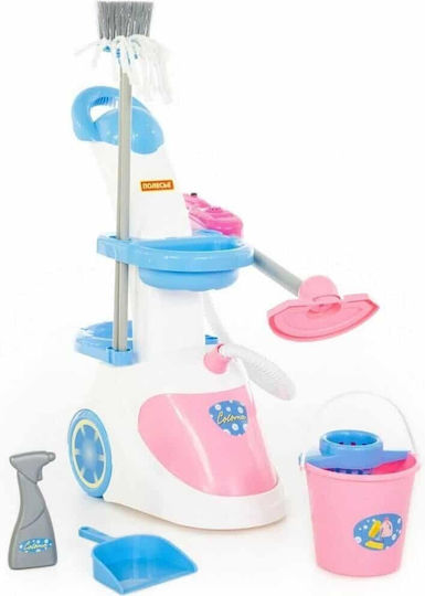 Polesie Reinigungsspielzeug Cleaning Trolley with Vacuum Cleaner