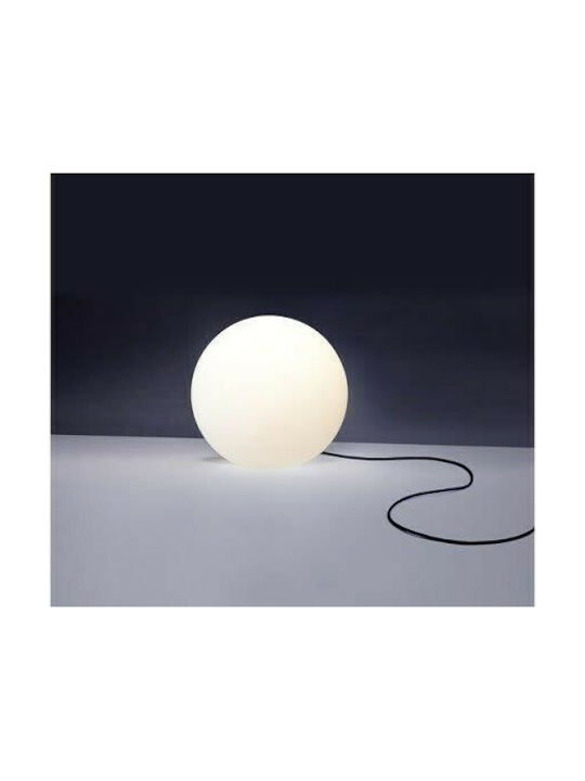 Nowodvorski Cumulus L Outdoor Floor Lamp Globe 9W with Warm White Light IP44 White