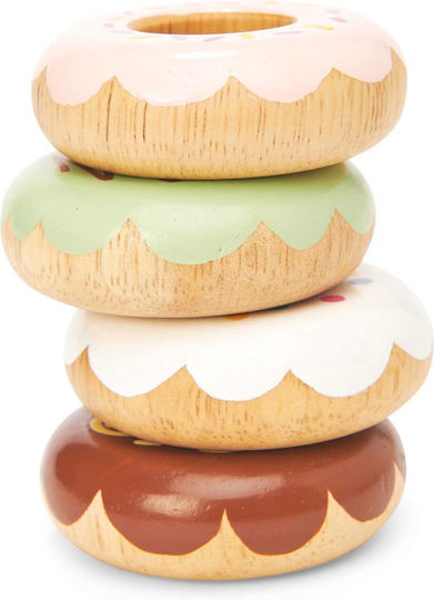 Le Toy Van Wooden Donuts από Ξύλο για 2+ Ετών 4τμχ