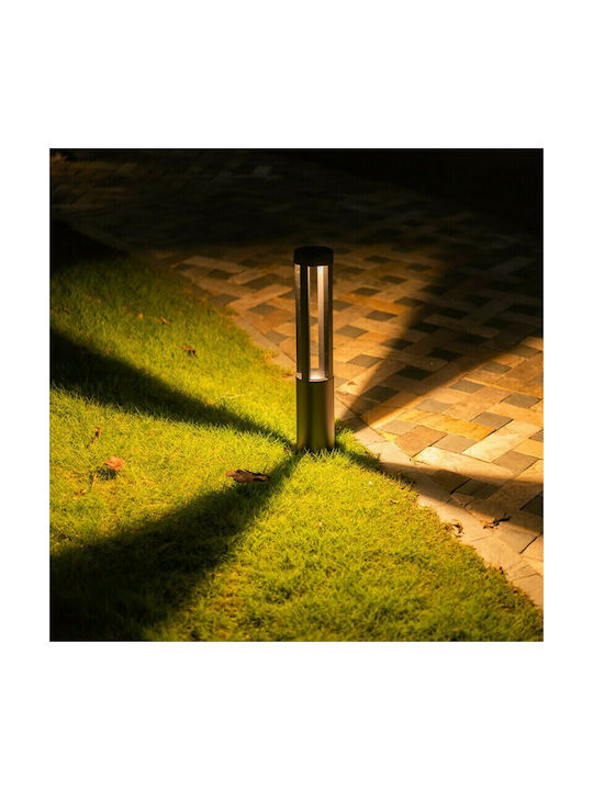 Atman Atman Außenstehlampen LED 10W mit Warmes Weiß IP65 Schwarz
