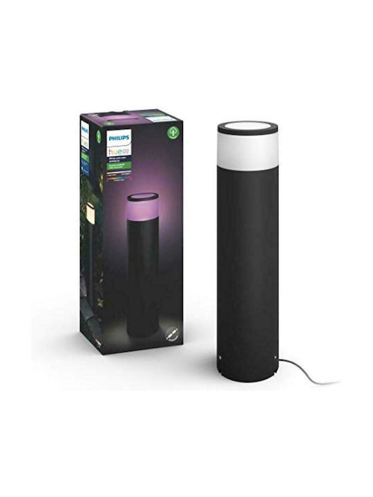 Philips Calla Φωτιστικό Δαπέδου LED Εξωτερικού Χώρου 8W RGB IP65 Μαύρο