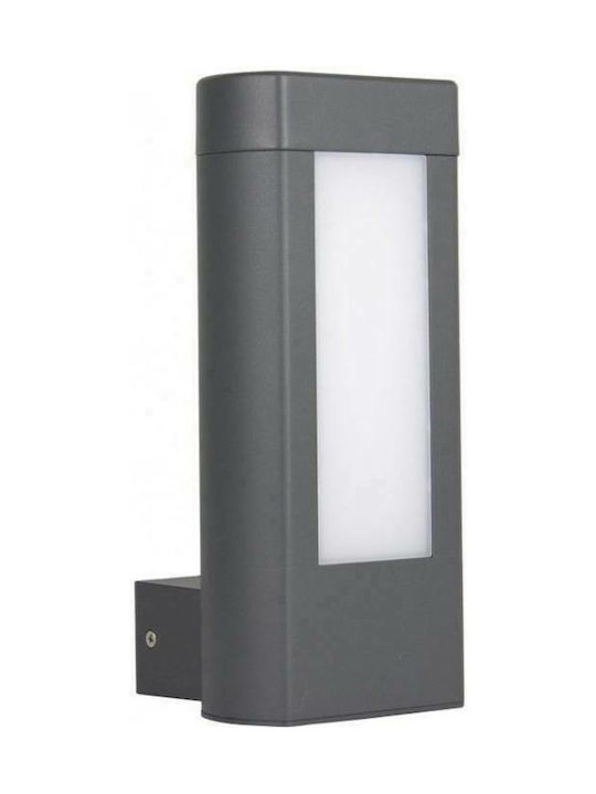 Sun Light Outdoor Floor Lamp Small Post LED Outdoor 10W with Warm White Light IP54 Black