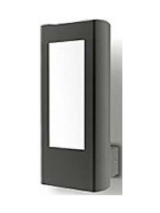 Sun Light Outdoor Floor Lamp Small Post LED Outdoor 10W with Warm White Light IP54 Black