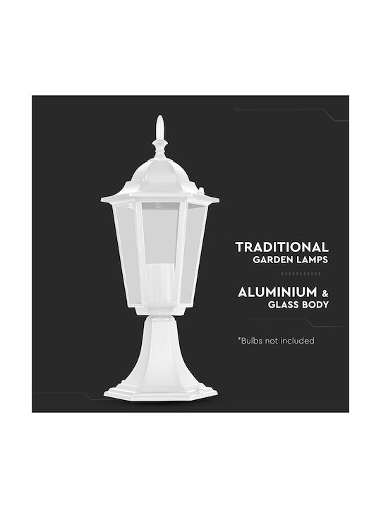 V-TAC Φωτιστικό Φαναράκι Εξωτερικού Χώρου 40W IP44 για Ντουί E27 Λευκό