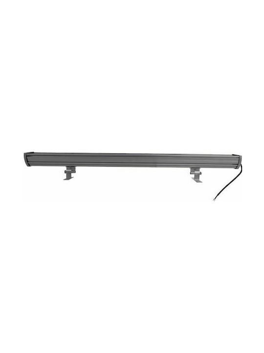 GloboStar Genius Außenstehlampe LED Wall Washer 48W mit Blauer Farbe IP66 Silber