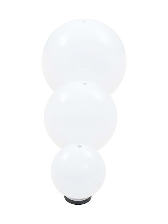 vidaXL Lamp Globe Outdoor 12W IP44 for Socket E27 White