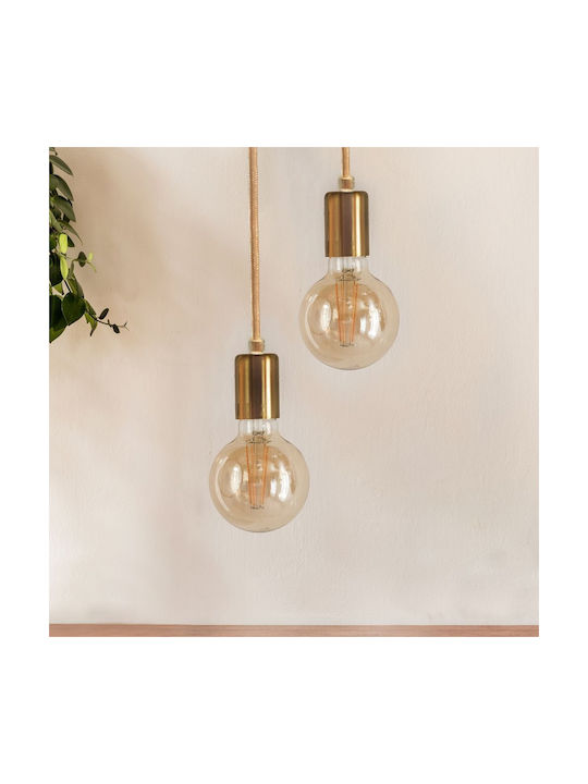 V-TAC Pendant Light Rose Gold with Socket E27 36cm